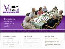 Tablet Screenshot of memorymagic.com